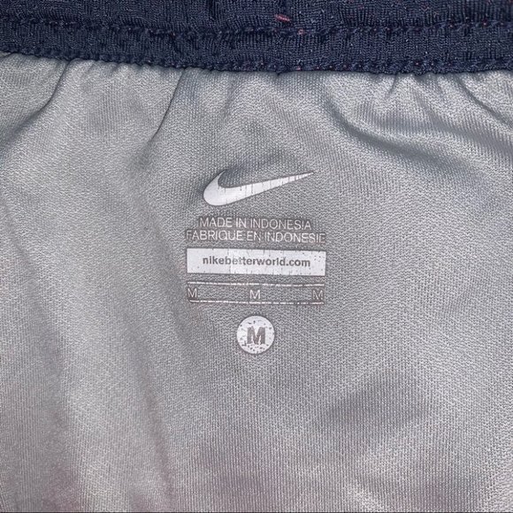 Nike Tempo Running Shorts Size Medium  Pink Rose Blue Black Run Lined Workout - Picture 6 of 7